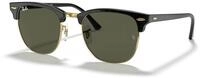 Ray - Ban Unisex Ray - Ban RB3016 CLUBMASTER W0365 Sonnenbrillen Acetat Schwarz G15