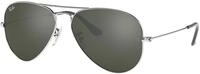 Ray - Ban Unisex Ray - Ban RB3025 AVIATOR W3277 Sonnenbrillen Metall Silber Grau