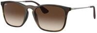 Ray - Ban Herren Ray - Ban RB4187 CHRIS 856/13 Sonnenbrillen Injiziert Schildkr&ouml;te