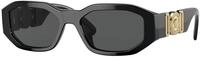 Versace Kind Versace VK4429U GB1/87 Sonnenbrillen Acetat Schwarz Grau Geometrisch