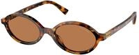 Miu Miu Damen Miu Miu MU 04ZS 19P2Z1 Sonnenbrillen Acetat Schildkr&ouml;te Braun...