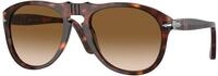 Persol Herren Persol PO0649 24/51 Sonnenbrillen Acetat Schildkr&ouml;te Braun Pilot