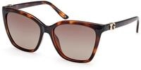 Guess Damen Guess GU00191 52H Sonnenbrillen Injiziert Havana Marrone Quadratisch