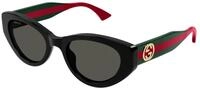 Gucci Damen Gucci GG1862S 001 Sonnenbrillen Acetat Schwarz Grau Cat Eye