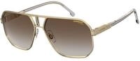 Carrera Herren Carrera CARRERA 1062/S J5G/86 Sonnenbrillen Metall Gold Braun