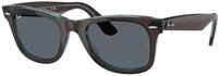 Ray - Ban Unisex Ray - Ban RB2140 WAYFARER 1446R5 Sonnenbrillen Acetat Braun Blau