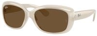 Ray - Ban Damen Ray - Ban RB4101 JACKIE OHH 688753 Sonnenbrillen Nylon Beige Braun