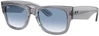Ray - Ban Unisex Ray - Ban RB0840S MEGA WAYFARER 68463F Sonnenbrillen Acetat Grau