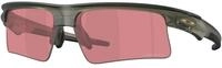 Oakley Unisex Oakley OO9534 BISPHAERA SPEED 953409 Sonnenbrillen O_Materie Gr&uuml;n