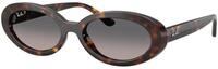 Ray - Ban Damen Ray - Ban RB2223 902/M3 Sonnenbrillen Acetat Schildkr&ouml;te Grau Rund