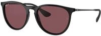 Ray - Ban Damen Ray - Ban RB4171 ERIKA 601/5Q Sonnenbrillen Injiziert Schwarz Violett
