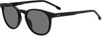 Hugo Boss Herren Hugo Boss BOSS 0922/S 807/IR Sonnenbrillen Acetat Schwarz Grau Rund