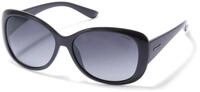 Polaroid Damen Polaroid P8317 KIH/IX Sonnenbrillen Plastik Schwarz Grau Quadratisch