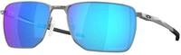 Oakley Herren Oakley OO4142 EJECTOR 414204 Sonnenbrillen Metall Silber Blau