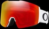 Oakley Herren Oakley OO7099 FALL LINE L 709907 Skibrillen O_matter Wei&szlig; Orange Maske