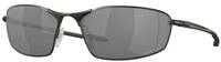 Oakley Herren Oakley OO4141 WHISKER 414101 Sonnenbrillen Metall Schwarz Grau Rund