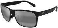 Maui Jim Unisex Maui Jim MJ0432S 001 Sonnenbrillen Injiziert Schwarz Grau...