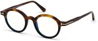TOM FORD Unisex TOM FORD FT5664-B 056 Optische Fassungen Acetat Havanna Rund Normal