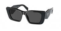Prada Damen Prada PR 08YS 1AB5S0 Sonnenbrillen Acetat Schwarz Grau Schmetterling