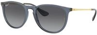 Ray - Ban Damen Ray - Ban RB4171 ERIKA 6592T3 Sonnenbrillen Nylon Blau Grau...