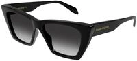 Alexander McQueen Damen Alexander McQueen AM0299S 001 Sonnenbrillen Acetat Schwarz