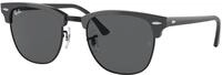 Ray - Ban Unisex Ray - Ban RB3016 CLUBMASTER 1367B1 Sonnenbrillen Acetat Grau Grau