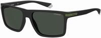 Polaroid Herren Polaroid PLD 2098/S 7ZJ/M9 Sonnenbrillen Plastik Schwarz Grau