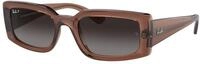 Ray - Ban Unisex Ray - Ban RB4395 KILIANE 6678T3 Sonnenbrillen Acetat Braun Grau