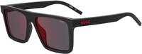 Hugo Boss Herren Hugo Boss HG 1069/S 807/AO Sonnenbrillen Plastik Schwarz Rot