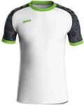 JAKO Trikot Iconic KA, 116, wei&szlig;/schwarz/neongr&uuml;n