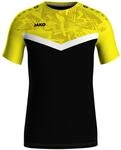JAKO T-Shirt Iconic, 34, schwarz/soft yellow