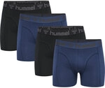 Hummel hmlMARSTON 4-PACK BOXERS BLACK/INSIGINA BLUE S