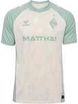 Hummel Werder Bremen Ausw&auml;rtstrikot 2024/2025 Herren MARSHMELLOW/SILT GREEN 2XL