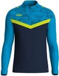 JAKO Ziptop Iconic, S, marine/JAKO blau/neongelb