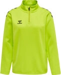 Hummel hmlCORE XK HALF ZIP SWEAT WOMAN - LIME POPSICLE - S