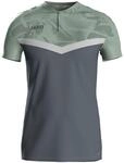 JAKO Polo Iconic, S, anthra light/mintgr&uuml;n/soft grey