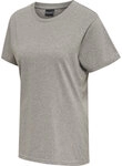Hummel hmlRED BASIC T-SHIRT S/S WOMAN - GREY MELANGE - XS