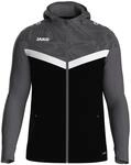 JAKO Kapuzenjacke Iconic , S, schwarz/anthrazit