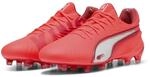 Puma King Ultimate FG/AG Fussballschuhe glowing red-puma white-red fire 44
