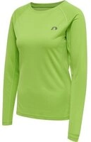 Hummel WOMEN CORE RUNNING T-SHIRT L/S - GREEN FLASH - XS