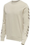 Hummel hmlLEGACY CHEVRON SWEATSHIRT - PUMICE STONE - 2XS