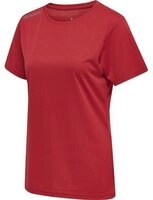 Hummel WOMEN CORE FUNCTIONAL T-SHIRT S/S - TANGO RED - XS