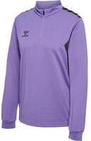 Hummel hmlAUTHENTIC HALF ZIP SWEAT WOMAN DAHLIA PURPLE/ASPHALT XS