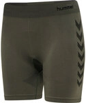 Hummel hmlFIRST SEAMLESS TRAINING SHORT TIGHTS WOMEN - GRAPE LEAF - XS/S
