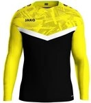 JAKO Sweat Iconic, 116, schwarz/soft yellow