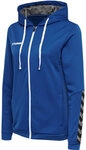 Hummel hmlAUTHENTIC POLY ZIP HOODIE WOMAN - TRUE BLUE - XS