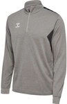 Hummel hmlAUTHENTIC HALF ZIP SWEAT GREY MELANGE S