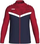 JAKO Polyesterjacke Iconic, 116, marine/chili rot