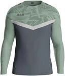 JAKO Sweat Iconic, 116, anthra light/mintgr&uuml;n/soft grey