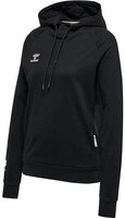 Hummel hmlMOVE GRID COTTON HOODIE WOMAN - BLACK - XS